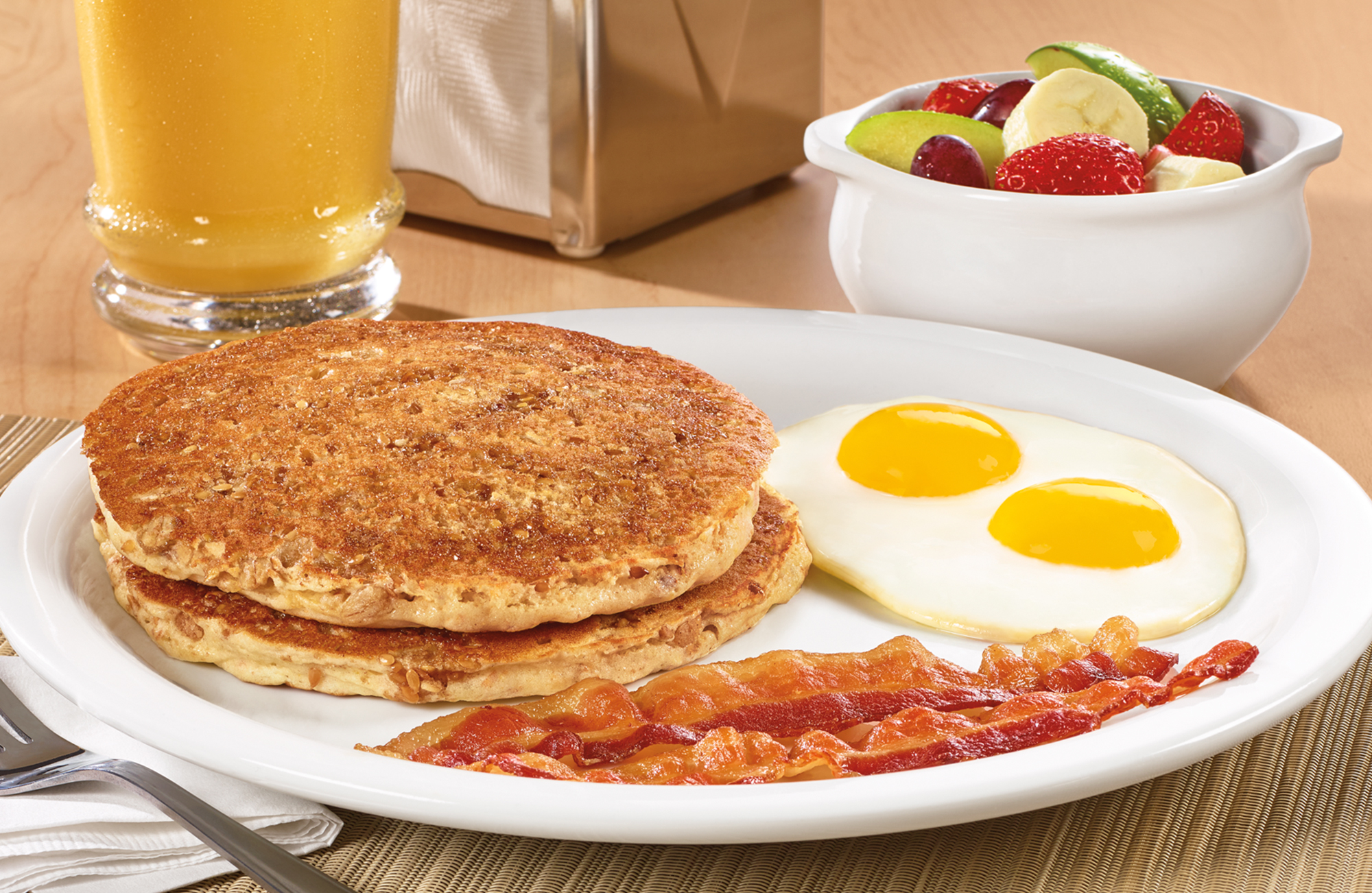 Denny's Canada Coquitlam | Hearty 9-Grain Pancake Slam