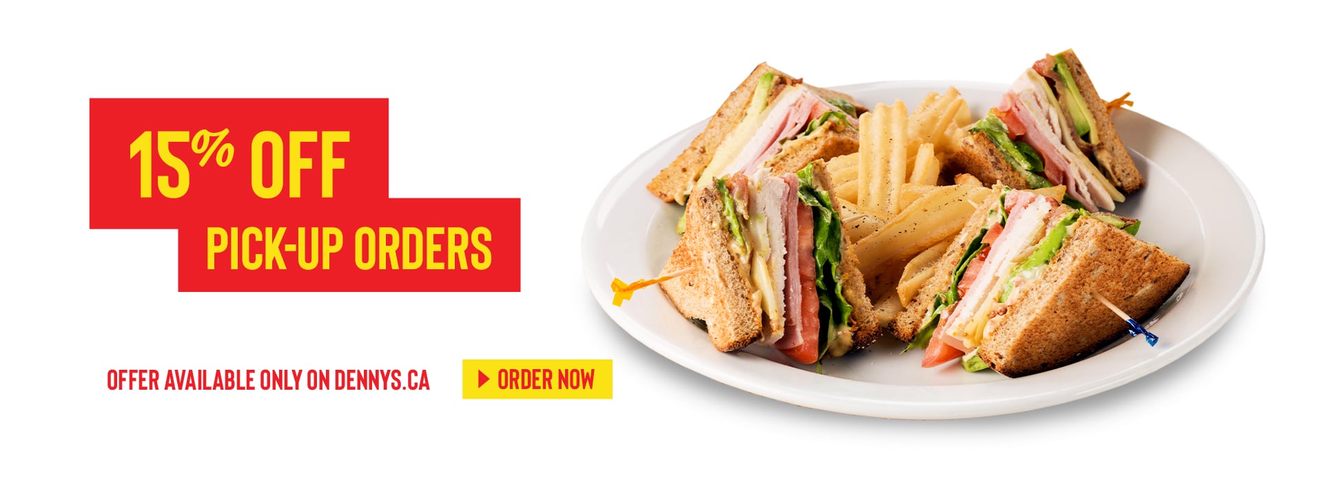 15% Off Food Pick-Up Orders When you Order on Dennys.ca ...