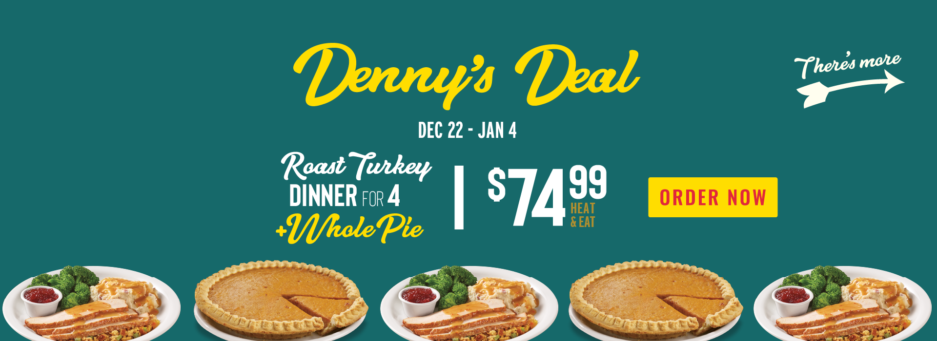 HOLIDAY TURKEY DINNER SOLVED Denny's Canada