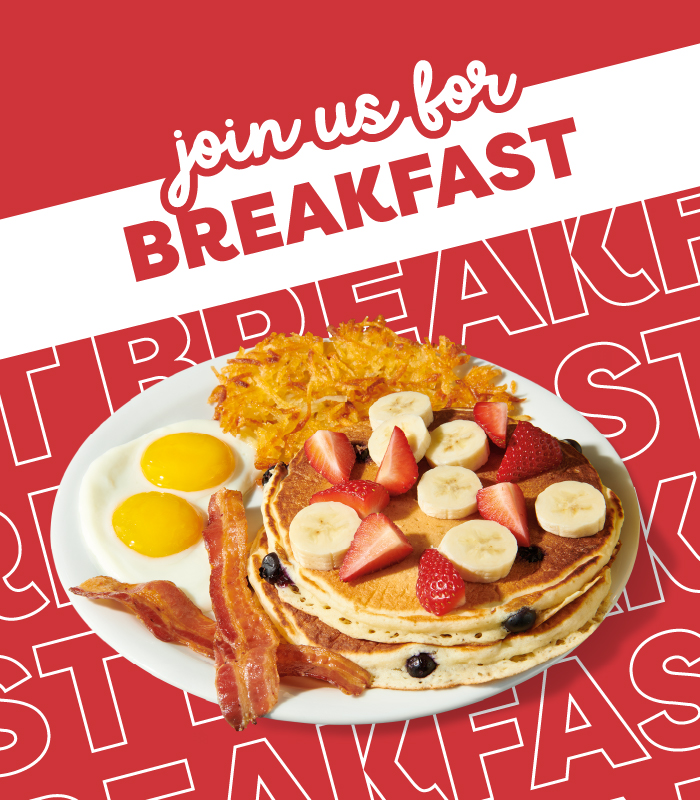 Join us for breakfast at Denny's